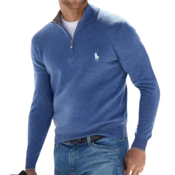 Half-Zip Knit Sweater