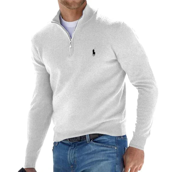Half-Zip Knit Sweater