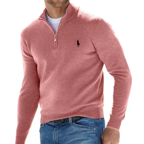 Half-Zip Knit Sweater