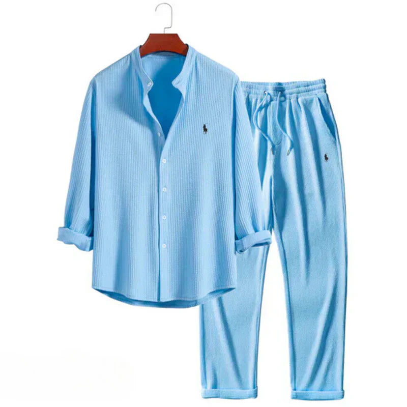 [BUY 1 GET 1 FREE + SUNGLASSES] Sunset Premium Set – Shirt & Trousers + Sunglasses