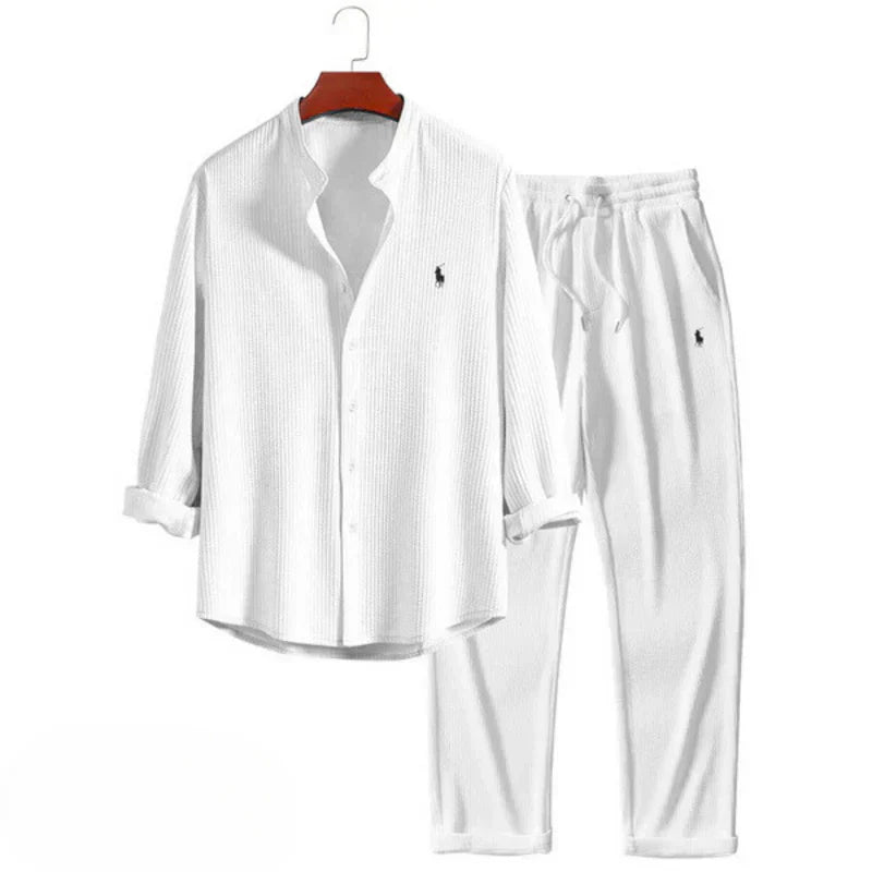 [BUY 1 GET 1 FREE + SUNGLASSES] Sunset Premium Set – Shirt & Trousers + Sunglasses