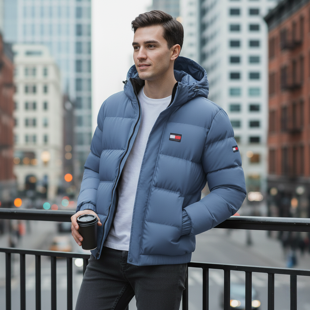 Winter Padded Jacket with Hood