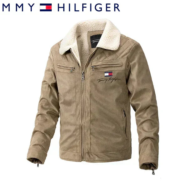 Winter jacket with fur collar