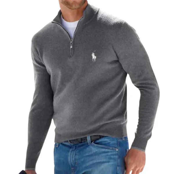 Half-Zip Knit Sweater