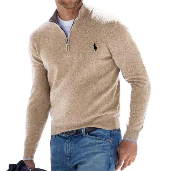 Half-Zip Knit Sweater